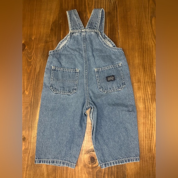 Carter's Blue Overalls with Red Truck Embroidery - Picture 4 of 5